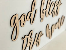 Load image into Gallery viewer, God Bless This Home Sign
