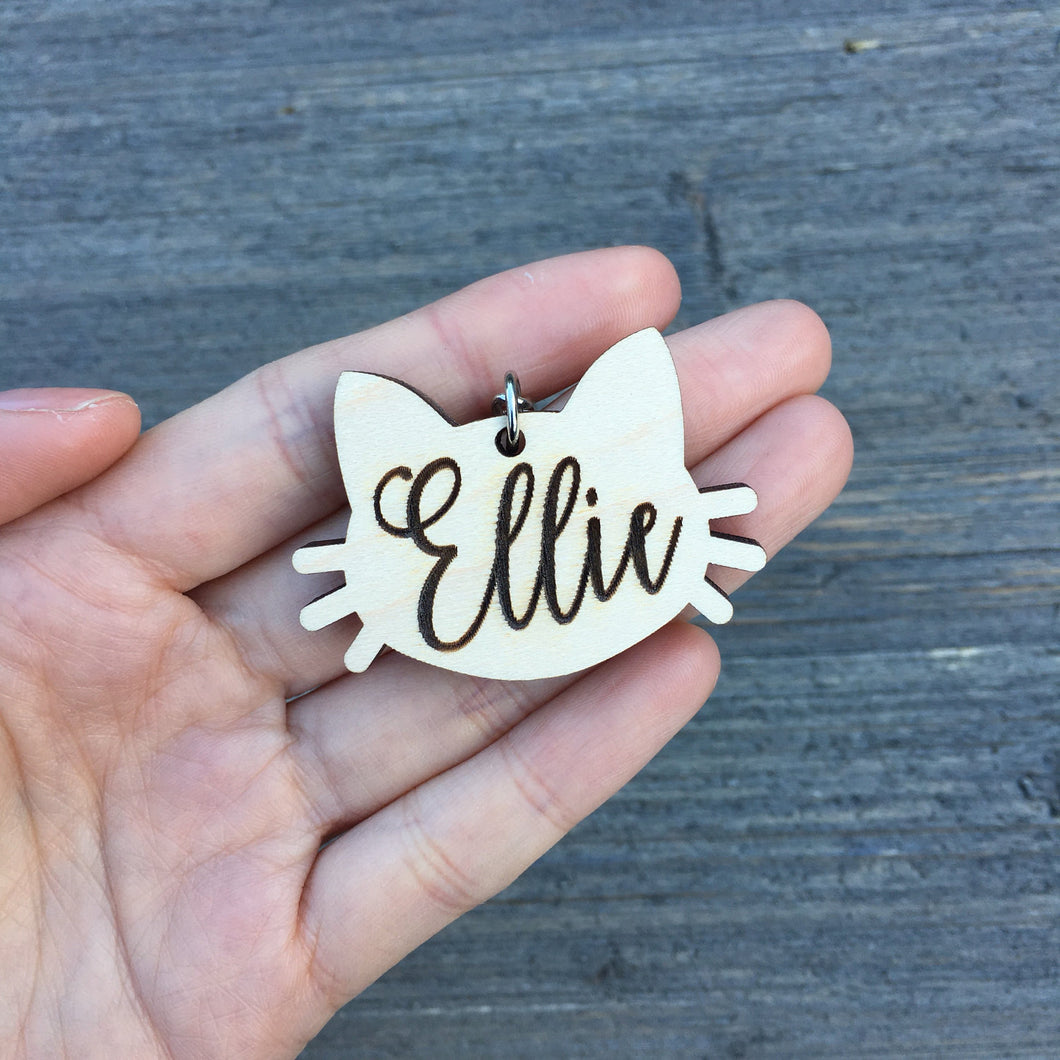 Personalized Cat Keychain