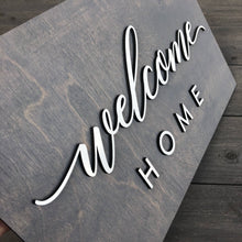 Load image into Gallery viewer, Welcome Home Plank Sign, 15&quot;x9&quot;
