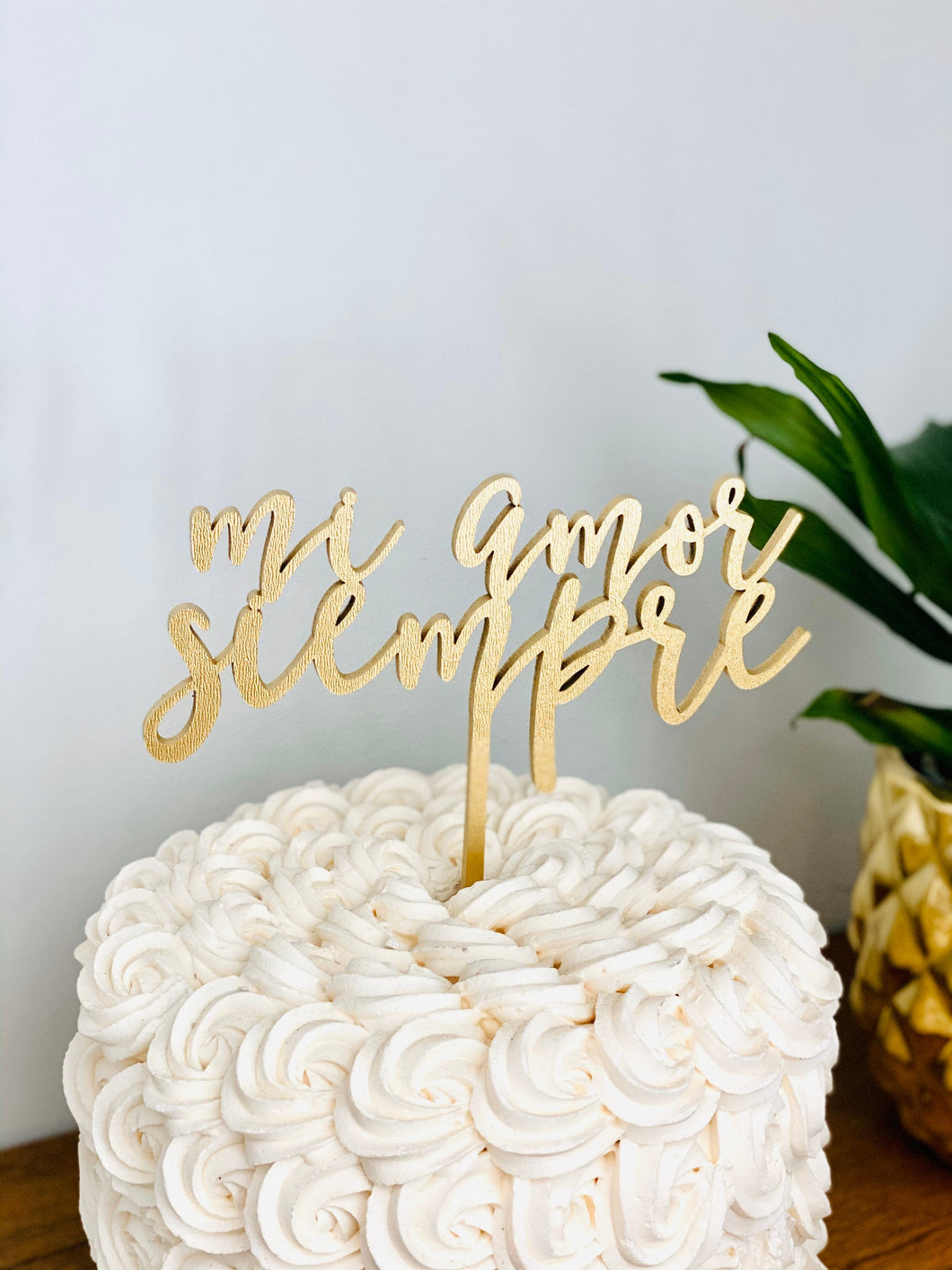 Mi Amor Siempre Cake Topper, 6